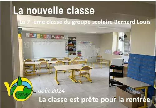 La 7ème classe du groupe scolaire Bernard Louis 